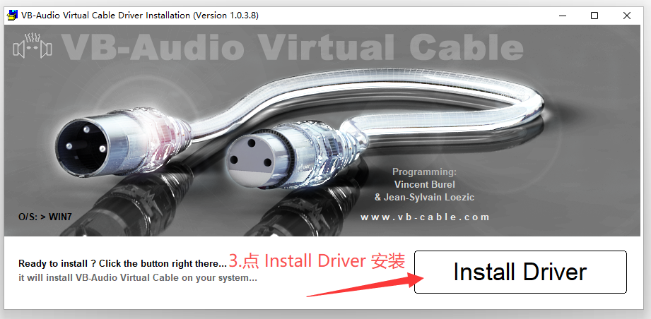 点击Install Driver