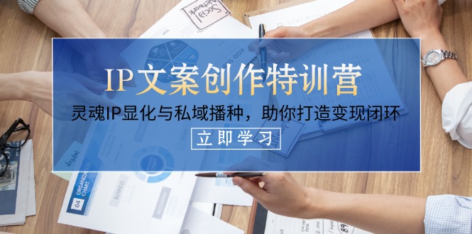 (14330期)IP文案创作特训营,灵魂IP显化与私域播种,助你打造变现闭环(14节课)-优途资源网